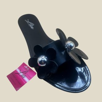 Fame Midnight Flower Slippers