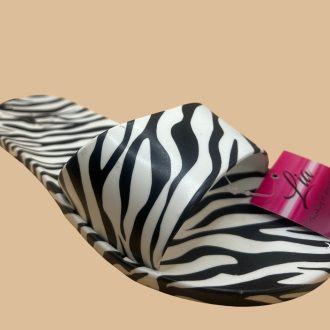 Fame Zebra Slippers